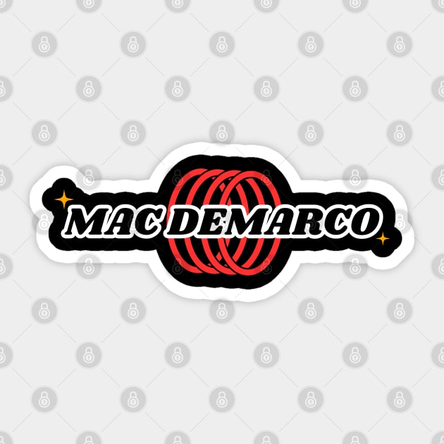 Mac DeMarco // Ring Sticker by eiston ic